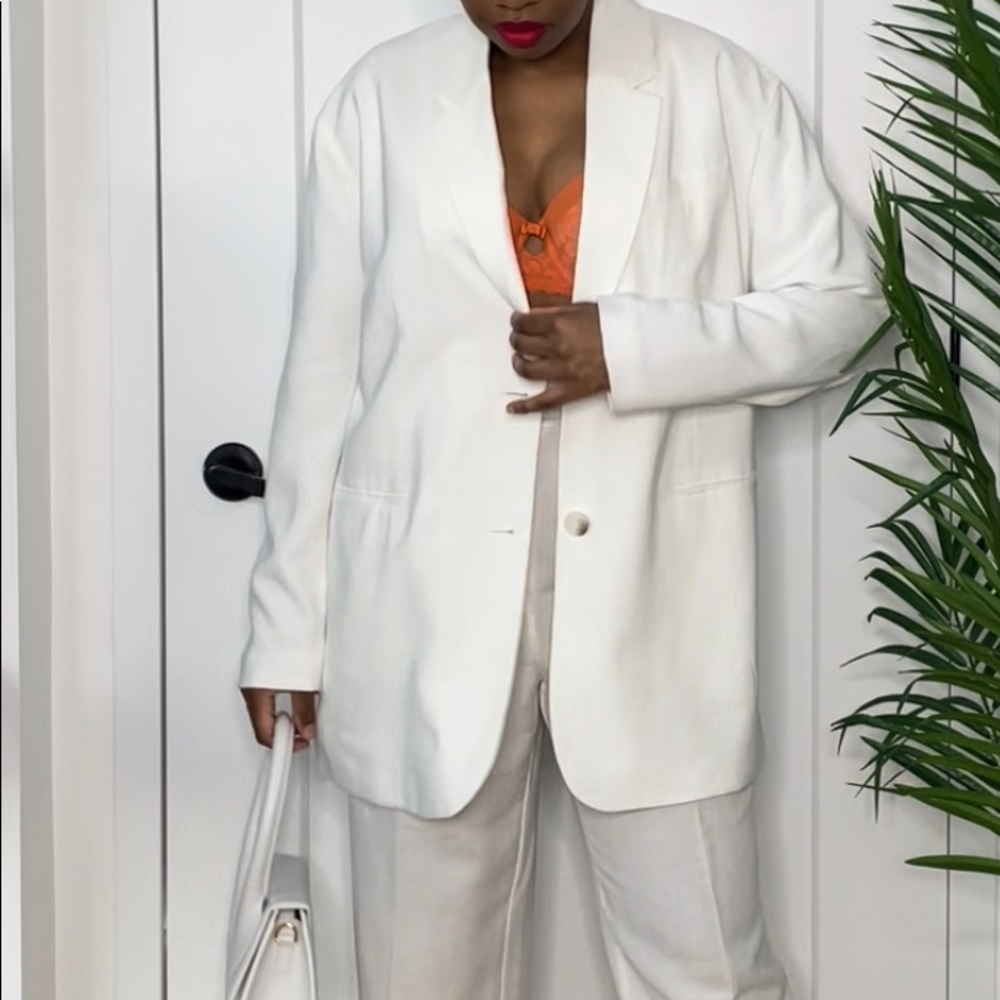 H&M White Blazer
